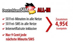 All-In Handytarif von DeutschlandSIM