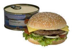 Cheeseburger in der Dose