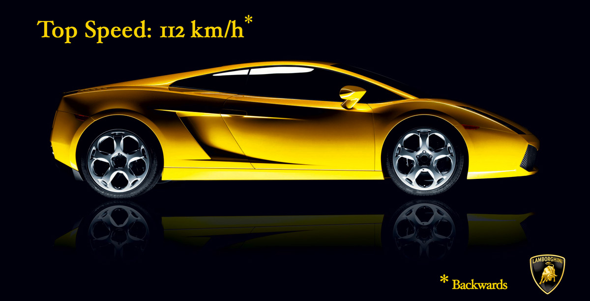 Lamborghini Werbung